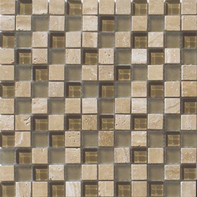 Interceramic Pietra Cristal 12 X 12 Cubic Mosaic Topaz Tile & Stone