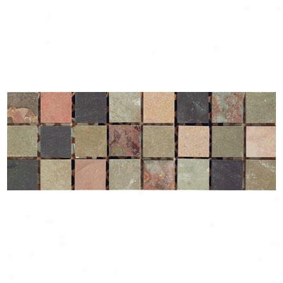 Interceramic River Rocks Listel 4 X 12 Yellowstone Fillet Tile & Stone