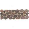 Intefceramic River Rocks Listel 4 X 12 Savannah Listek Tile & Stone