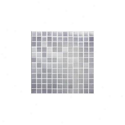 Interceramic Syimmer Metallic (mosaic) 1 X 1 Matte Silver Tile & Stone