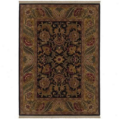 Kaleen Mystical Garden 10 X 14 Black Area Rugs