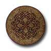 Kaleen Mystical Garden 6 Round Splendor Eggplant Area Rugs