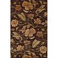 Kas Oriental Rugs. Inc. Capri 7 X 10 Capri Mocha Flora Area Rugs