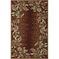 Kas Precious Rugs. Inc. Colonial 4 X 5 Colonial Mocha Leopard Garden Area Rugs