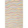 Kas Precious Rugs. Inc. Kidding Around 3 X 5 Kidding Around Pastel Waves Area Rugs