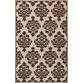 Kas Oriental Rugs. Inc. Veranda 3 X 5 Veranda Sand/mocha Damask Area Rugs