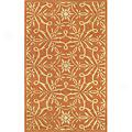 Klaussner Home Furnishings Sassy Silhouettes Orange 8 X 11 Sassy Silhouettes Orange Atea Rugs