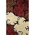 Klaussner Home Furnishings Panel 8 X 11 Red Area Rugs