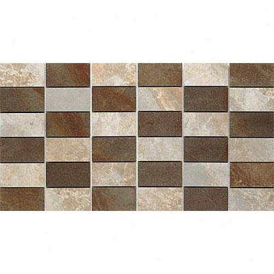 Laufen Ardesia Mosaic Bamboo Sand Tile & Stobe