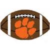 Logo Rugs Clemson University Cleson Football 3 X 6 Area Rugs