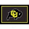 Logo Rugs Colorado University Colorado Area Rug 3 X 5 Area Rugs