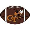 Logo Rugs Georgia Tech Univrrsity Georgia Tech Football 3 X 6 Area Rugs