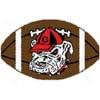 Logo Rugs Georgia University Georgia Football 2 X 2 Area Rugs