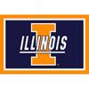 Logo Rugs Illinois University Illinois Area Rug 3 X 5 Area Rugs