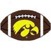 Logo Rugs Iowa University Iowa Football 2 X 2 Area Rugs