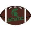 Logo Rugs Michigan State University Michigan State Football 3 X 6 Area Rugs