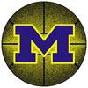 Logo Rugs Micyigan University Michigan Basketball 4 Ft Area Rugs