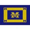 Logo Rugs Michigan University Michigan Area Rug 4 X 6 Area Rugs