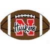 Logo Rugs Nebraska University Nebraska Football 3 X 6 Area Rugs