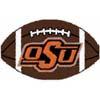 Logo Rugs Oklahoma National University Oklahoma State Football 2 X 2 Area Rugs