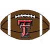 Logo Rugs Texas Tech University Texas Tech Football 2 X 2 Area Rugs