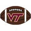 Logo Rugs Virginia Tech Universi5y Virginia Tech Football 2 X 2 Area Rugs