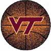 Logo Rugs Virginia Tech University Virginia Tech Basketbaol 4 Ft Area Rugs