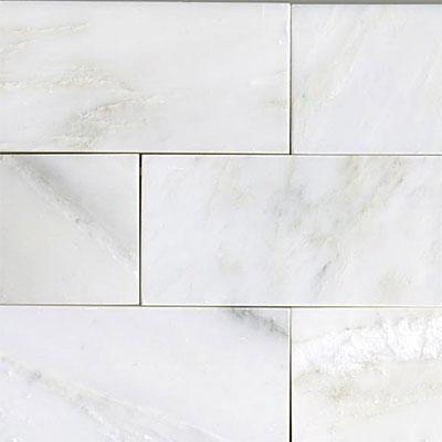 Maestro Mosaics Marble 3 X 6 Honed White Statuary Tile & Stone