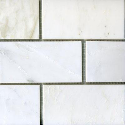 Maestro Mosaics Marble 3 X 6 Pllished Calcata Tile & Stone