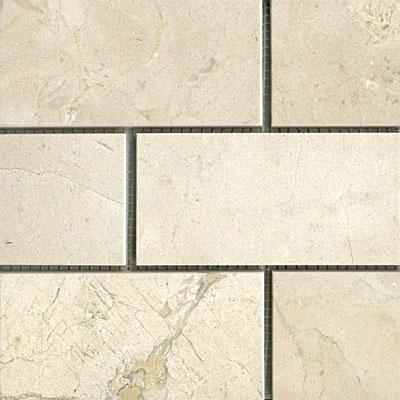 Maestro Mosaics Marble 3 X 6 Polished Crema Light Tile & Stone