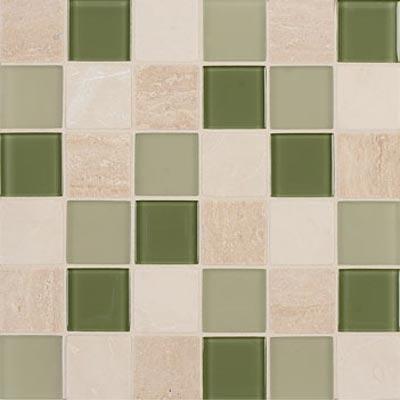 Mannington Accent Gallery 2 X 2 Mosaic Ancient rarity Copper Til e& Stone