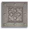 Marazzi I Metalli Di Marazzi Corner/insert 4 X 4 Fleur De Lis Floor Brshed Nickel Tile & Stone