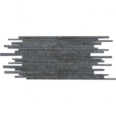 Maraz2i Percorsi Mosaic 12 X 24 Nero Tile & Stone