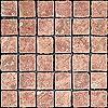 Megatrade Corp. Landscrape Series Porcelain Mosaico Mesa Red Tile & Stone