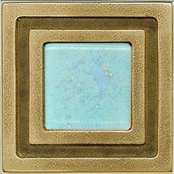 Miila Studioe Bronze Milan 4 X 4 Milan With Light Teal Tile & Stine