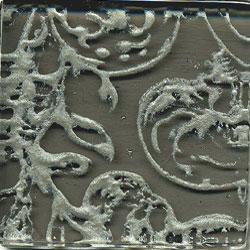 Miila Studios Glass Decoo Series - Victorian 1 X 8 Gray Pewter Tile & Stone