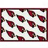 Milliken Arizona Cardinals 11 X 13 Arizona Cardiinals Repeat Area Rugs