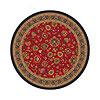 Milliken Aydin 8 Round Currant Red Area Rugs