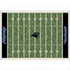 Milliken Carolina Panthers 11 X 13 Carolina Panthers Field Area Rugs