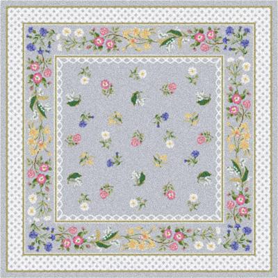 Milliken Claires Garden 7474/202 8 X 11 Mist Area Rugs