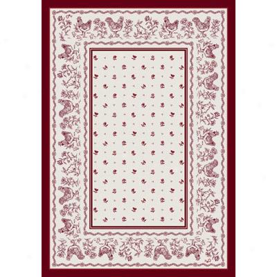 Milliken French Country 7477/200 4 X 5 Berry Area Rugs