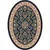 Milliken Halkara 4 X 5 Oval Candle Blue Area Rugs