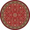 Milliken Halkara 8 Round Red Cinnamon Area Rugs