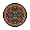 Milliken Kamil 8 Round Ebony Area Rugs