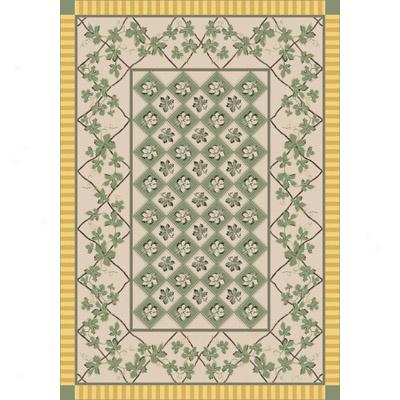 Milliken Marthas Vineyard 7482/293 4 X 5 Oval Cornsilk Area Rugs