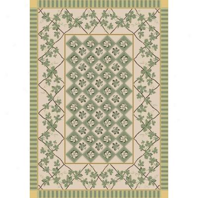 Milliken Marthas Vineyard 7482/205 8 X 11 Oval Meadow Mist Area Rugs