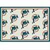 Milliken Miami Dolphins 8 X 11 Miami Dolphins Team Area Rugs