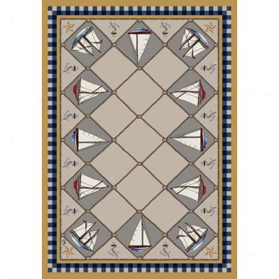 Milliken Nantucket Regatta 7483/202 8 X 11 Gold Area Rugs