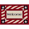 Milliken Patriotic Welcome 3 X 4 Patriotic Welcome Area Rugs