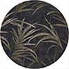 Milliken Rainforest 8 Round Ebony Area Rugs